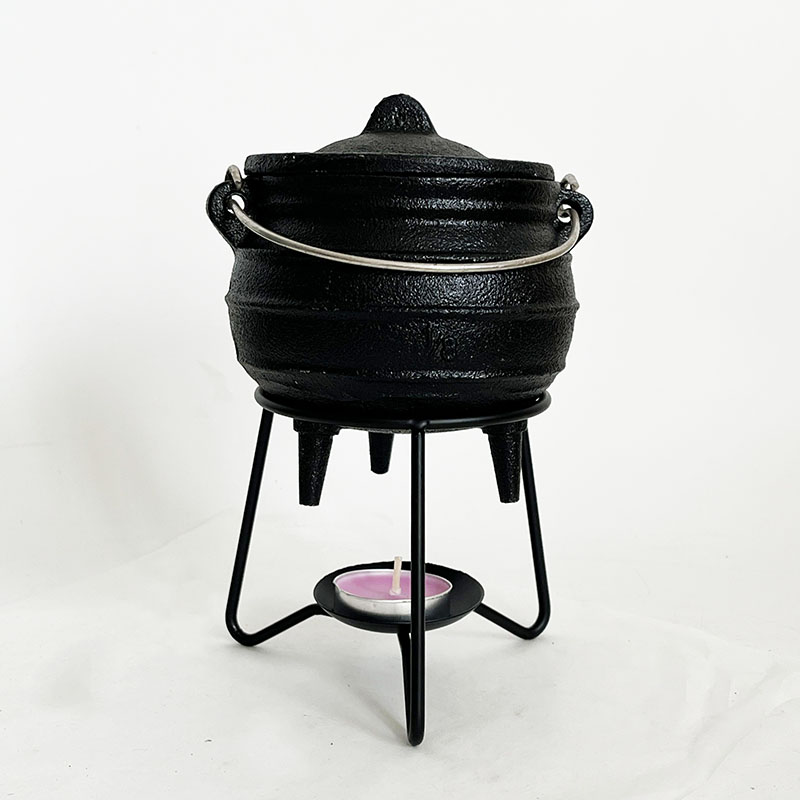 Medium 1/8 # besi cor Cauldron - Cast Iron Corn ulasan dan harga