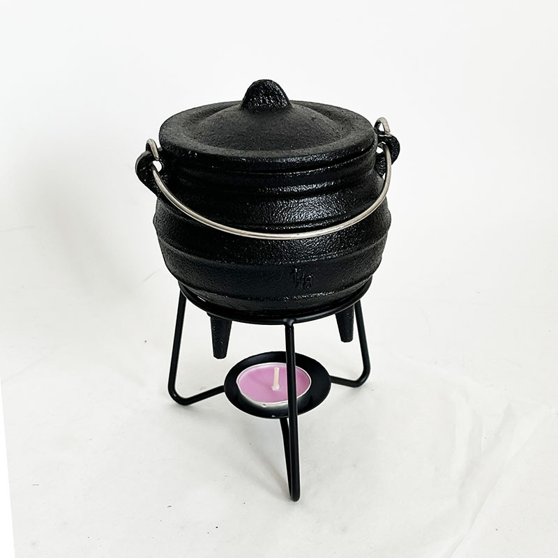 Medium 1/8 # besi cor Cauldron - Cast Iron Corn ulasan dan harga